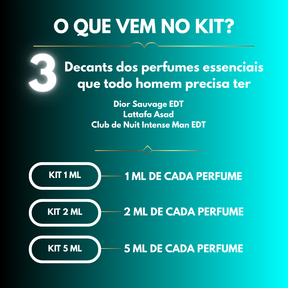KIT BASIC MASCULINO 5ml
