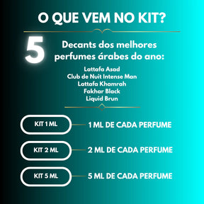 KIT TOP ÁRABES MASCULINO 5ml