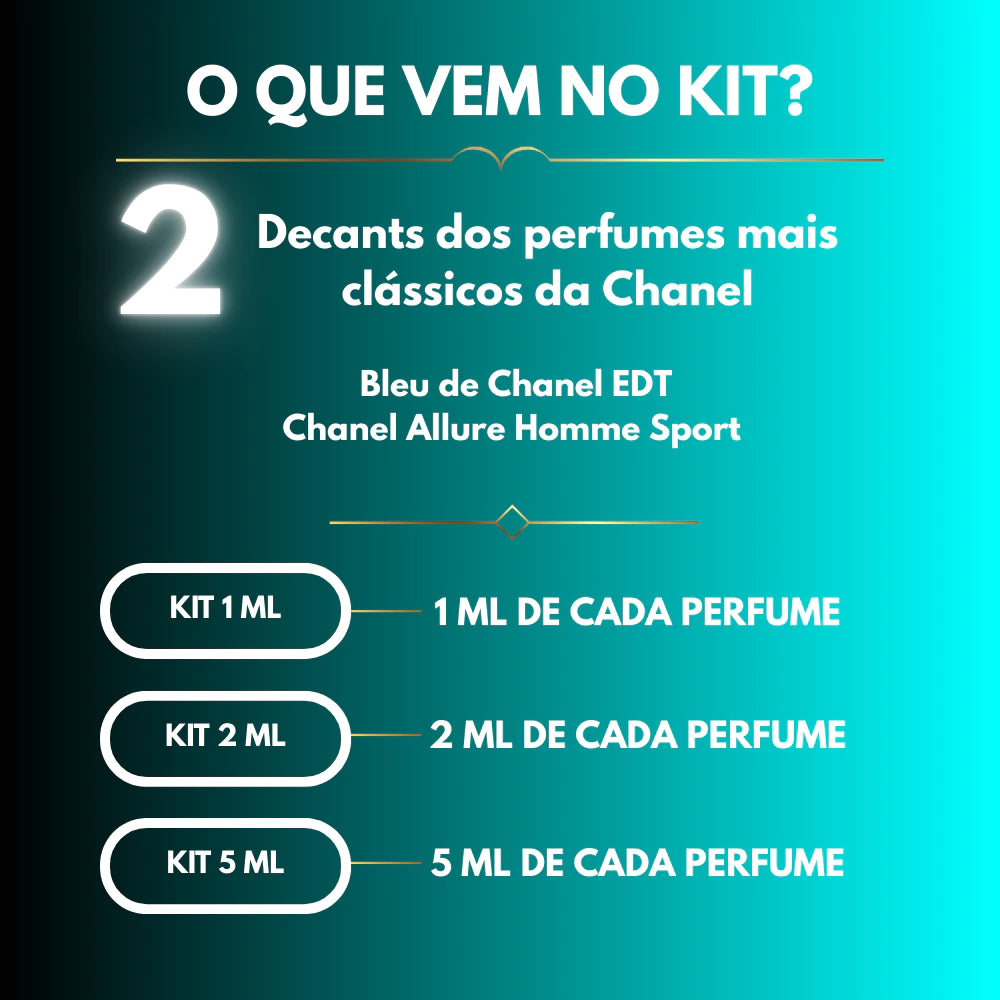 KIT CHANEL 10ml