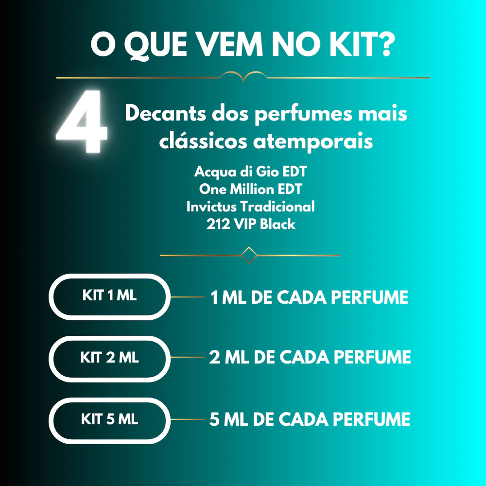 KIT CLÁSSICOS MASCULINO 5ml